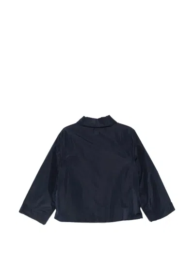 Weekend Max Mara Button-up Collared Jacket In Blue
