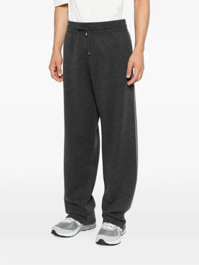Panicale Drawstring-waist Track Pants In Gray