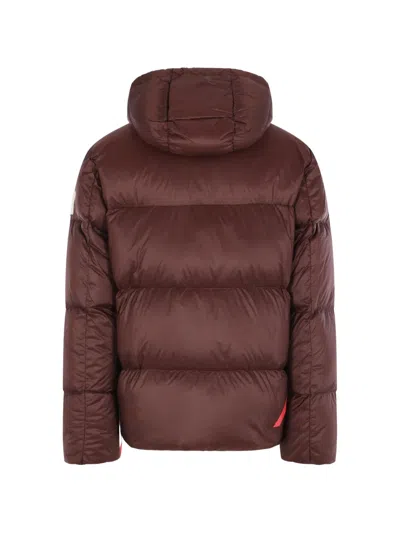 After Label Katalla Quilted Down Jacket In Brown