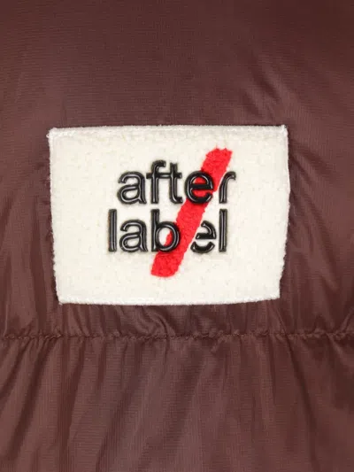 After Label Katalla Quilted Down Jacket In Brown