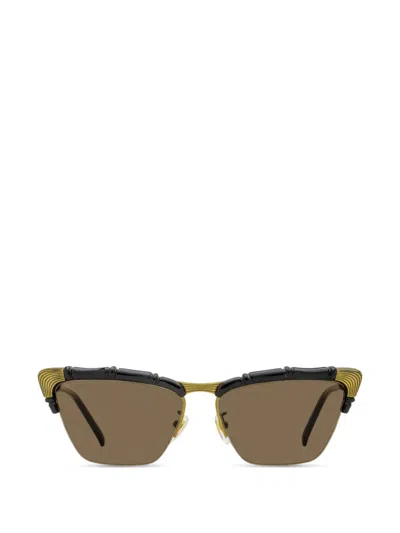 Gucci Cat-eye Frame Sunglasses In Multi