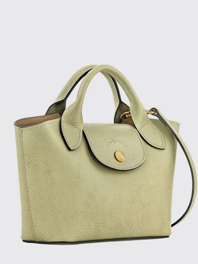 Longchamp Épure Mini Cowhide Leather Handbag With Removable Strap In Gray