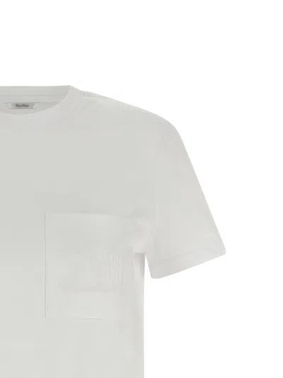 Max Mara 'papaia' T-shirt In White