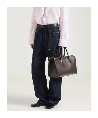 Givenchy Structured Tote Bag In Blue