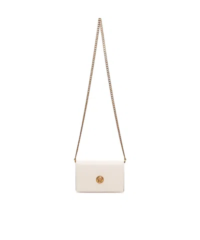 Versace Emblème Mini Bag In White