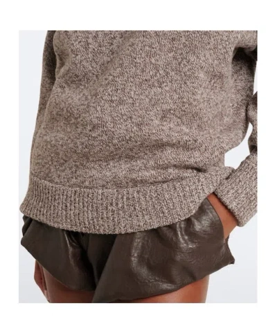 Magda Butrym Wool Sweater In Gray