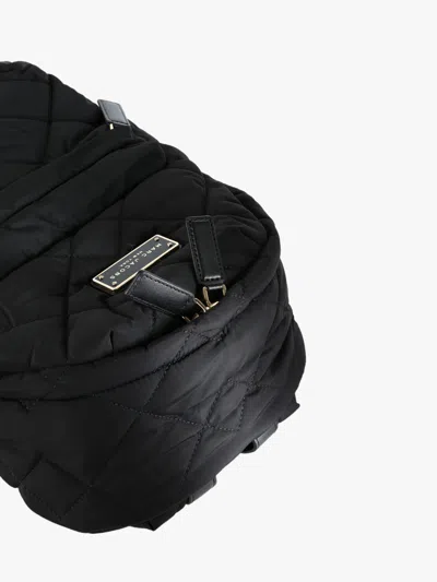Marc Jacobs Quilted Nylon Backpack In Black