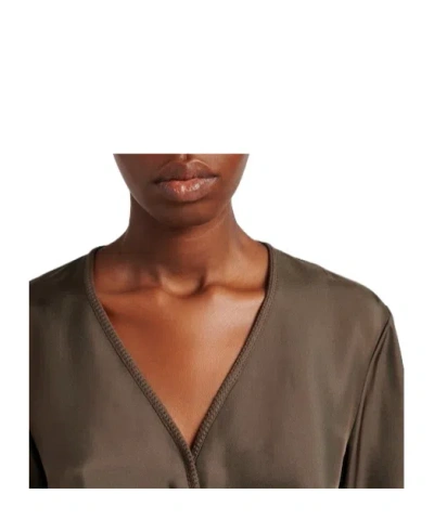 Rohe Oversized Silk Blouse In Black