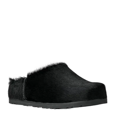 Ugg Otzo Calf-hair Loafers In Black