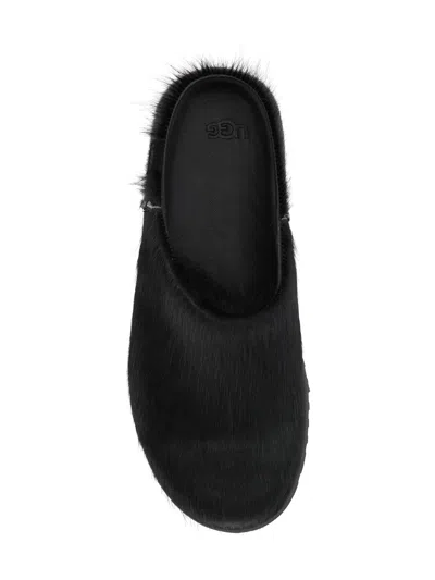 Ugg Otzo Calf-hair Loafers In Black