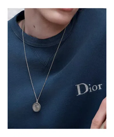 Dior Stack Pendant Necklace In Metallic