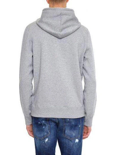 Shop Burberry Claredon Sweatshirt In Pale Grey Melange|grigio