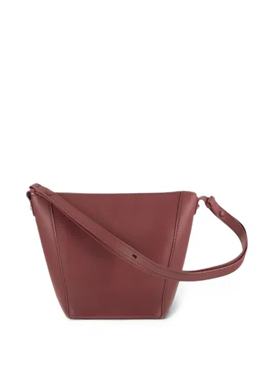 Weekend Max Mara Leather Shoulder Bag In Pattern