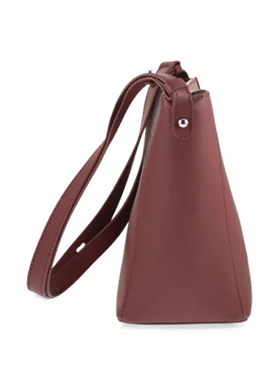 Weekend Max Mara Leather Shoulder Bag In Pattern