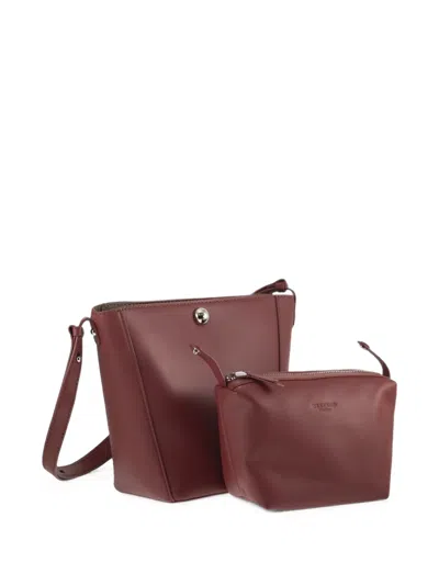 Weekend Max Mara Leather Shoulder Bag In Pattern
