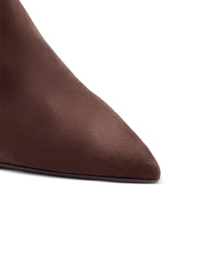 Chantal Suede Pointed-toe Ankle Boots In Multi