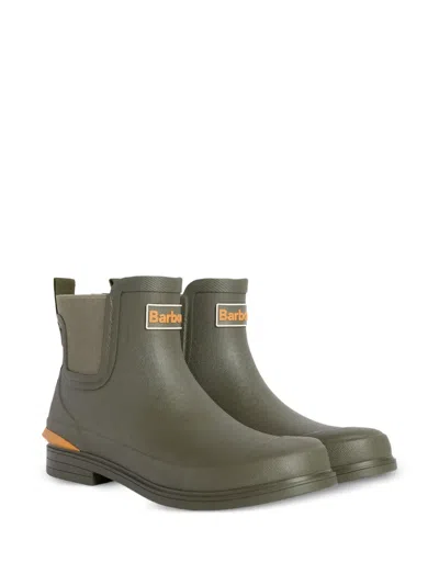 Barbour Wellingtons Elasticated-side Ankle Boots In Green