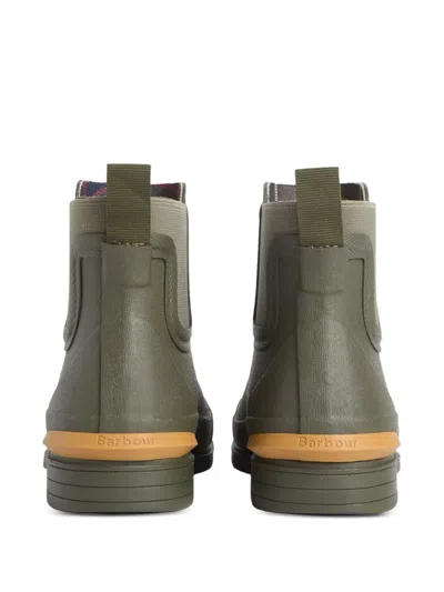 Barbour Wellingtons Elasticated-side Ankle Boots In Green