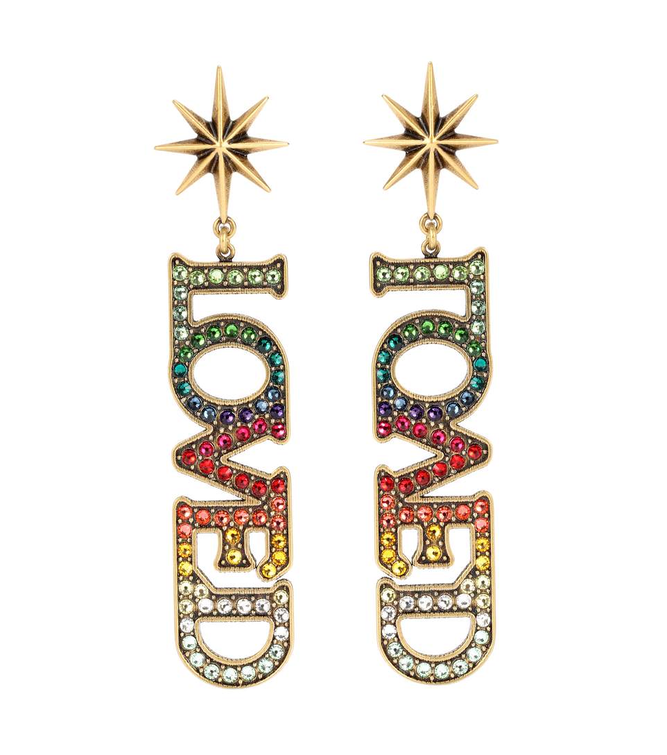 Gucci Loved Pendant Earrings With 