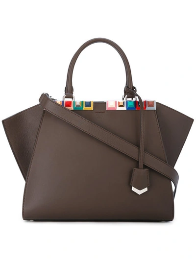 Fendi 3jours Tote In Brown