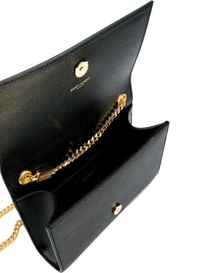 Shop Saint Laurent Small Kate Crossbody Bag In Black