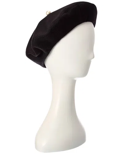 Dior Paris Wool-blend Beret In Black