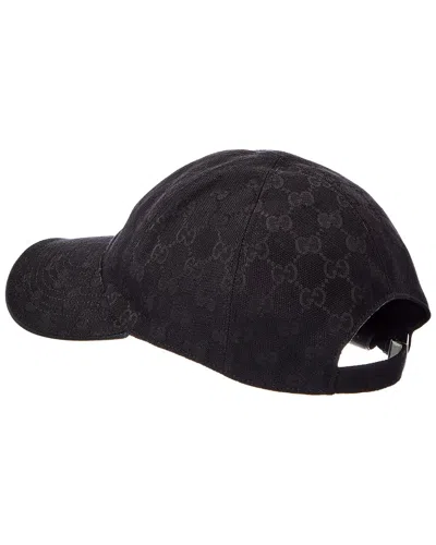 Gucci Versatile Adjustable Cap With Curved Brim In Black