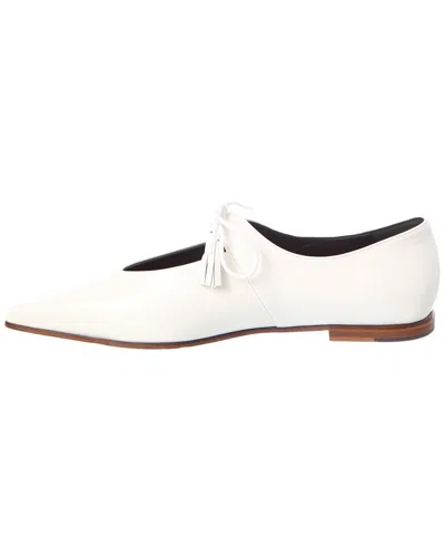 Max Mara Leather Flat In Multi