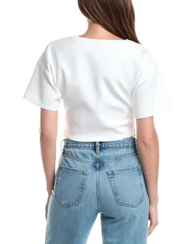 Line & Dot Gale Top In Ivory