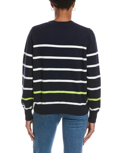 Wispr Easy Stripe Crewneck Top In Multi