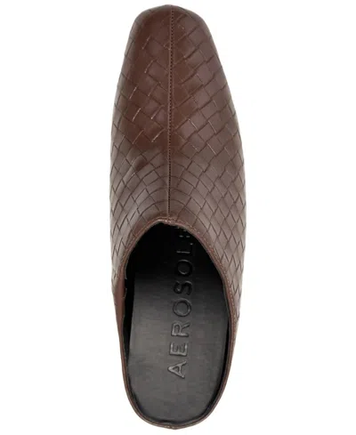 Aerosoles Maddy Mule In Java Woven Faux Leather
