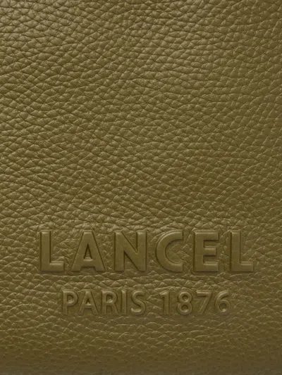 Lancel Pebbled-texture Wrist-strap Wallet In White
