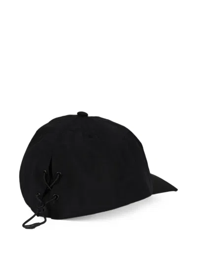 Y-3 Logo-print Ripstop Cap In Black