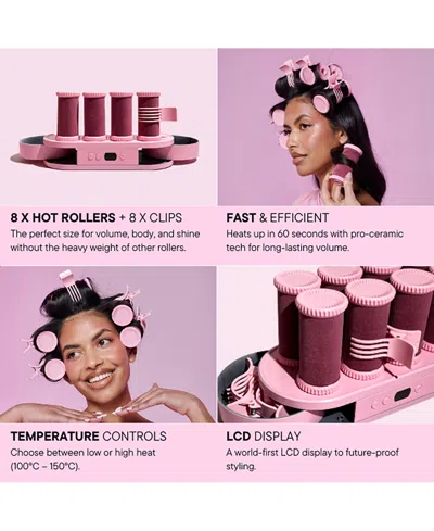 Mermade Digital Hot Roller Set In Red