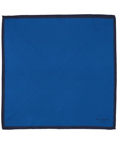 Ted Baker Men's Solid Pocket Square In Teal