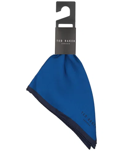 Ted Baker Men's Solid Pocket Square In Teal