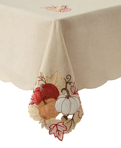 Lenox Pumpkin Picking Rectangular Tablecloth, 60" X 140" In Neutral
