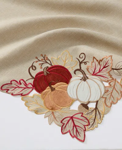 Lenox Pumpkin Picking Rectangular Tablecloth, 60" X 140" In Neutral