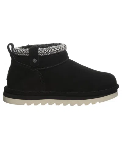 Bearpaw Women's Langly Platform Pull-on Short Boots In Black