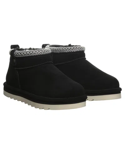 Bearpaw Women's Langly Platform Pull-on Short Boots In Black