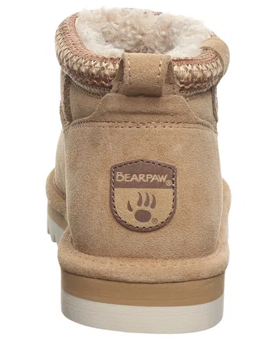 Bearpaw Women's Langly Platform Pull-on Short Boots In Toffee