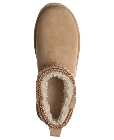 Bearpaw Women's Langly Platform Pull-on Short Boots In Toffee
