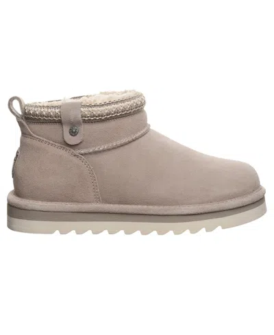 Bearpaw Women's Langly Platform Pull-on Short Boots In Stone