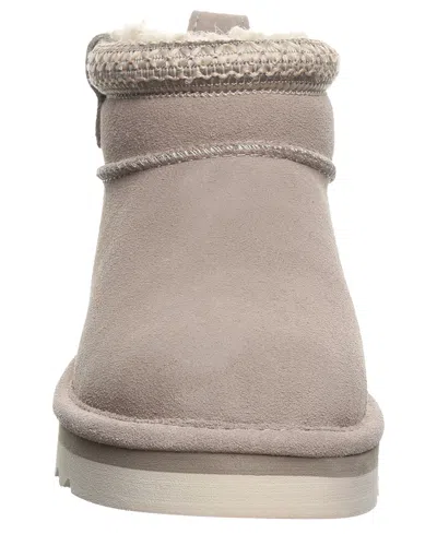 Bearpaw Women's Langly Platform Pull-on Short Boots In Stone