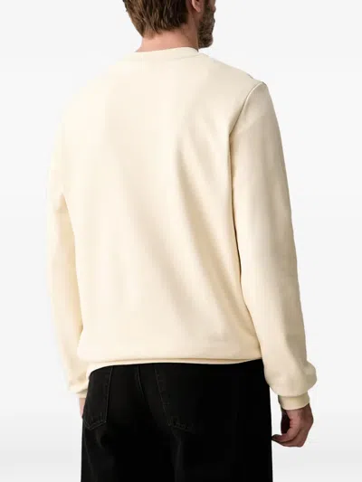 Lacoste Americane Structured Silhouette Minimalistic Shirt In Neutral