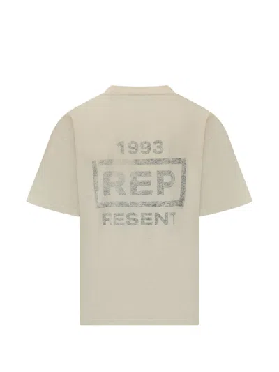 Represent Reverse Resent Logo Tee In Blue