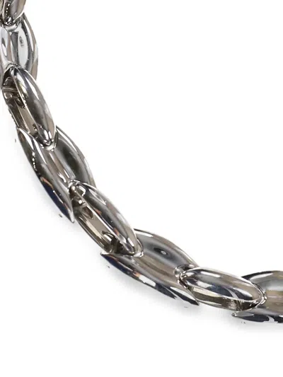 Diesel Chain-link Necklace In Silver
