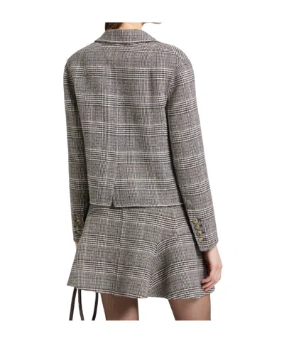 Ermanno Scervino Short Single-breasted Jacket In Gray