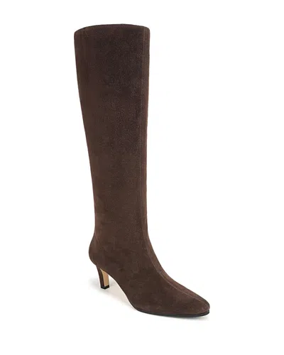 Veronica Beard Aisla Knee High Boot In Brown