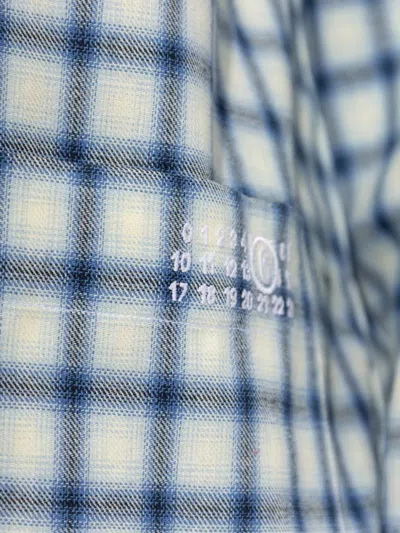 Mm6 Maison Margiela Check-pattern Pajama Top In Multi